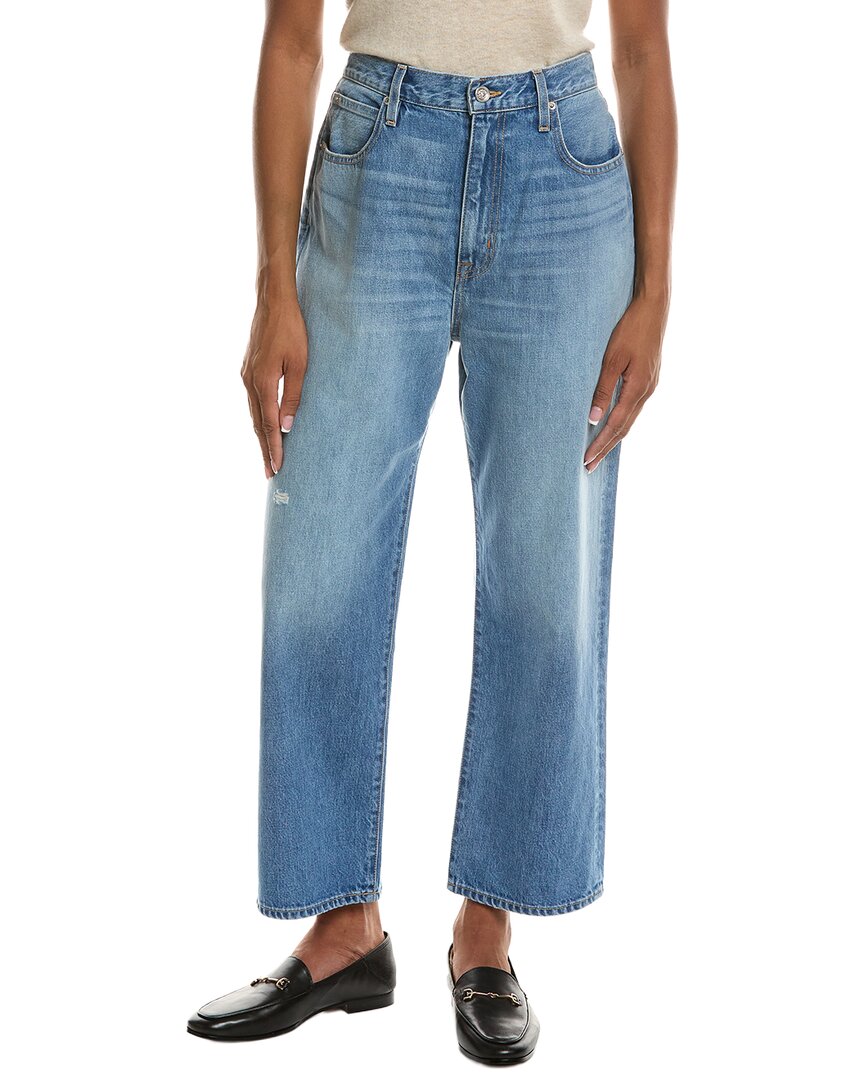 Slvrlake Denim London Crop Jean In Blue