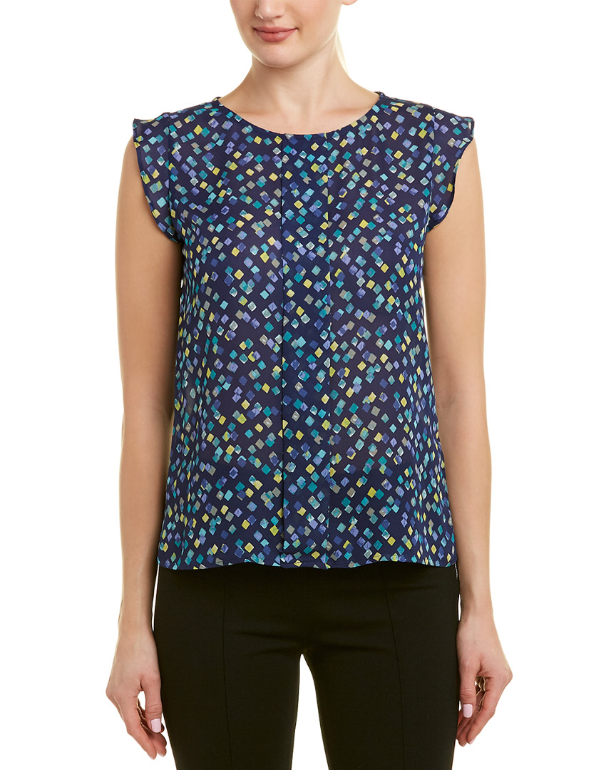 Tahari Asl Tank Women's Blue M | eBay