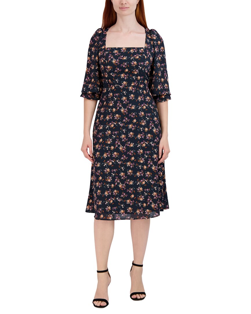 Julia Jordan Midi Dress In Black