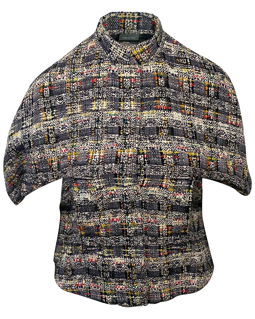 Alexander Mcqueen Cocoon Tweed Jacket