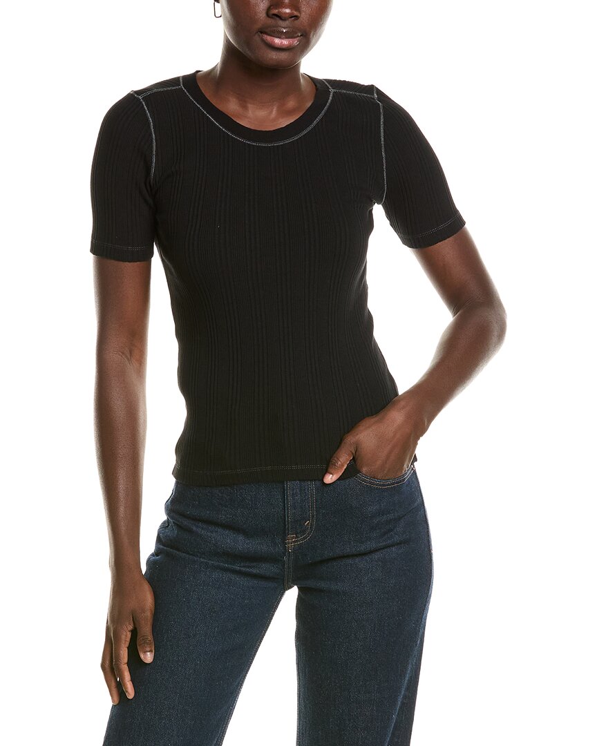 Amo Denim Amo Cherish T-shirt In Black