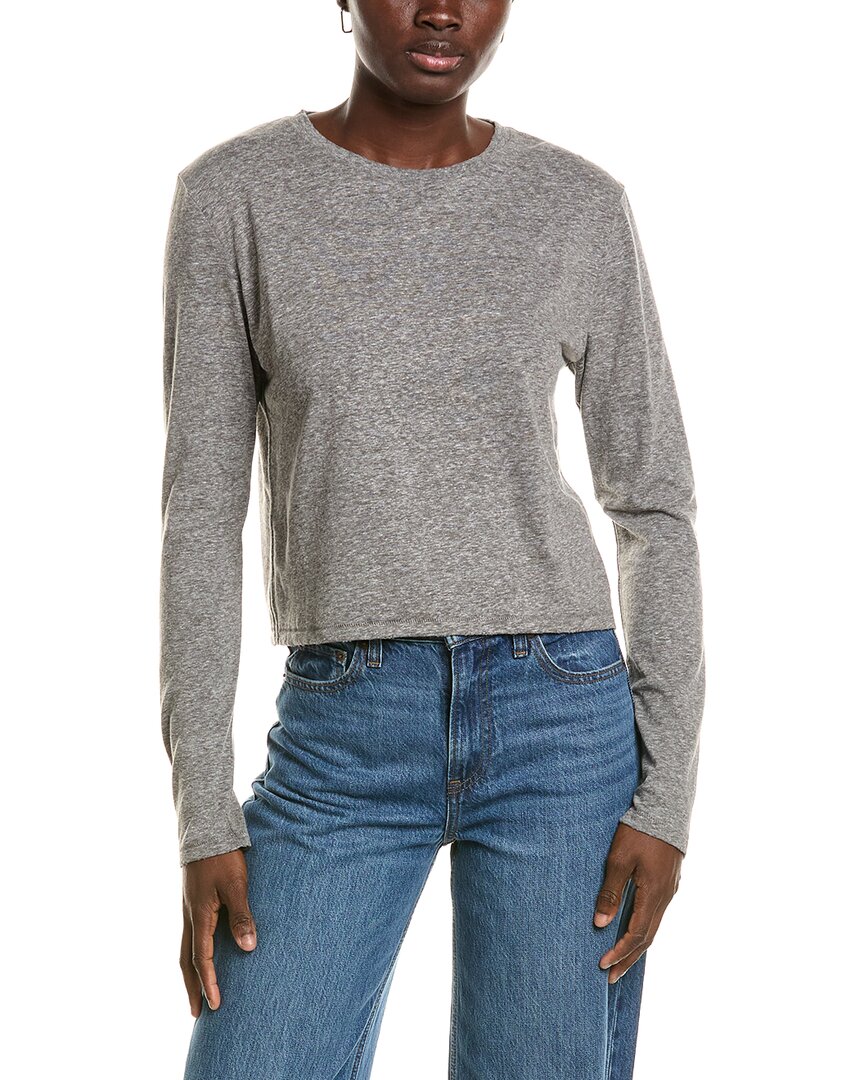 Amo Denim Amo Babe T-shirt In Gray