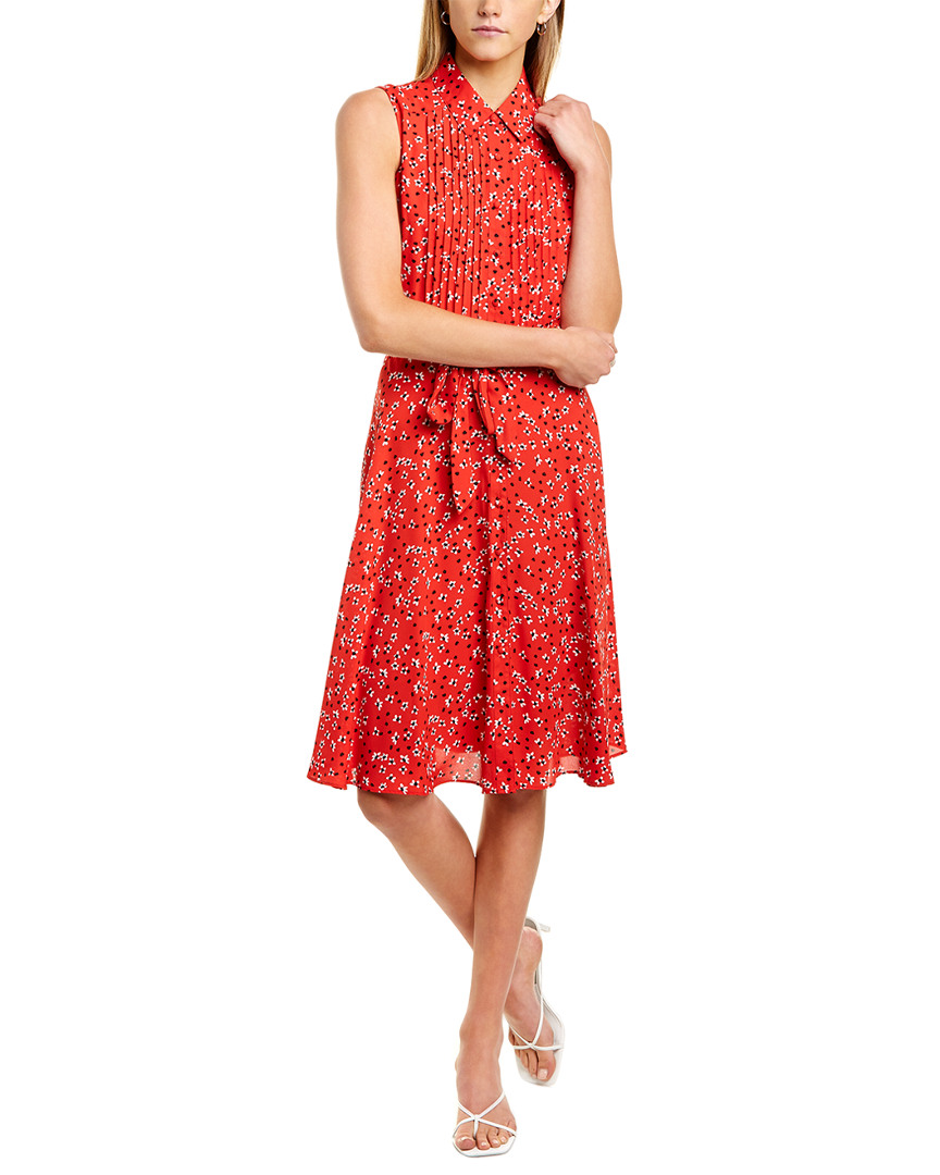 Image of Nanette by Nanette Lepore Pintuck Shirtdress