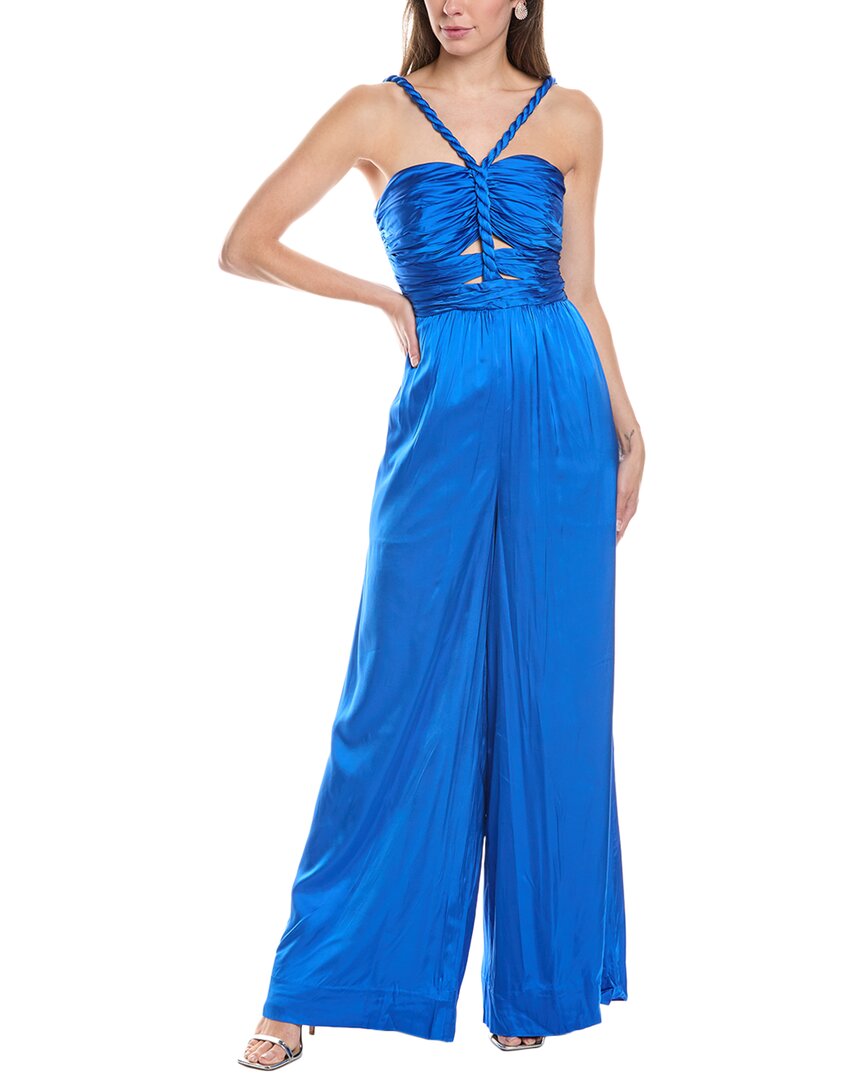 Amur Kirah Twist Jumpsuit In Blue