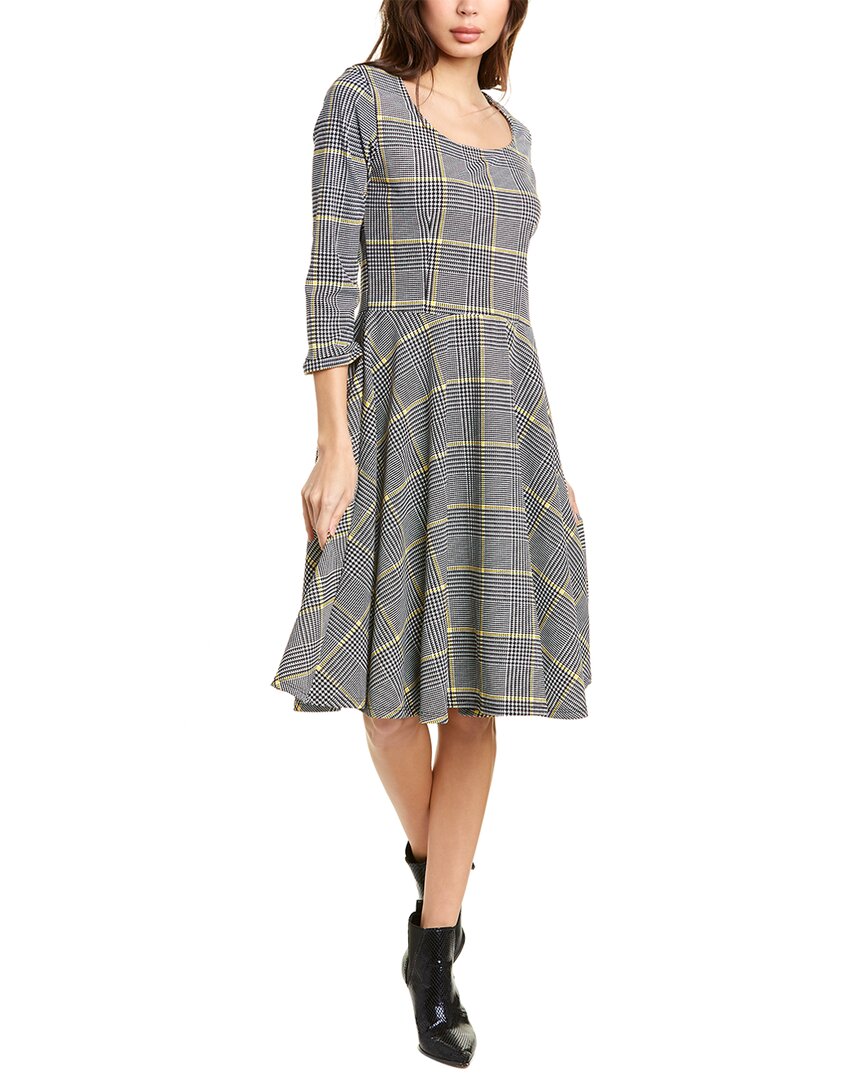 Image of Melissa Masse Plaid A-Line Dress