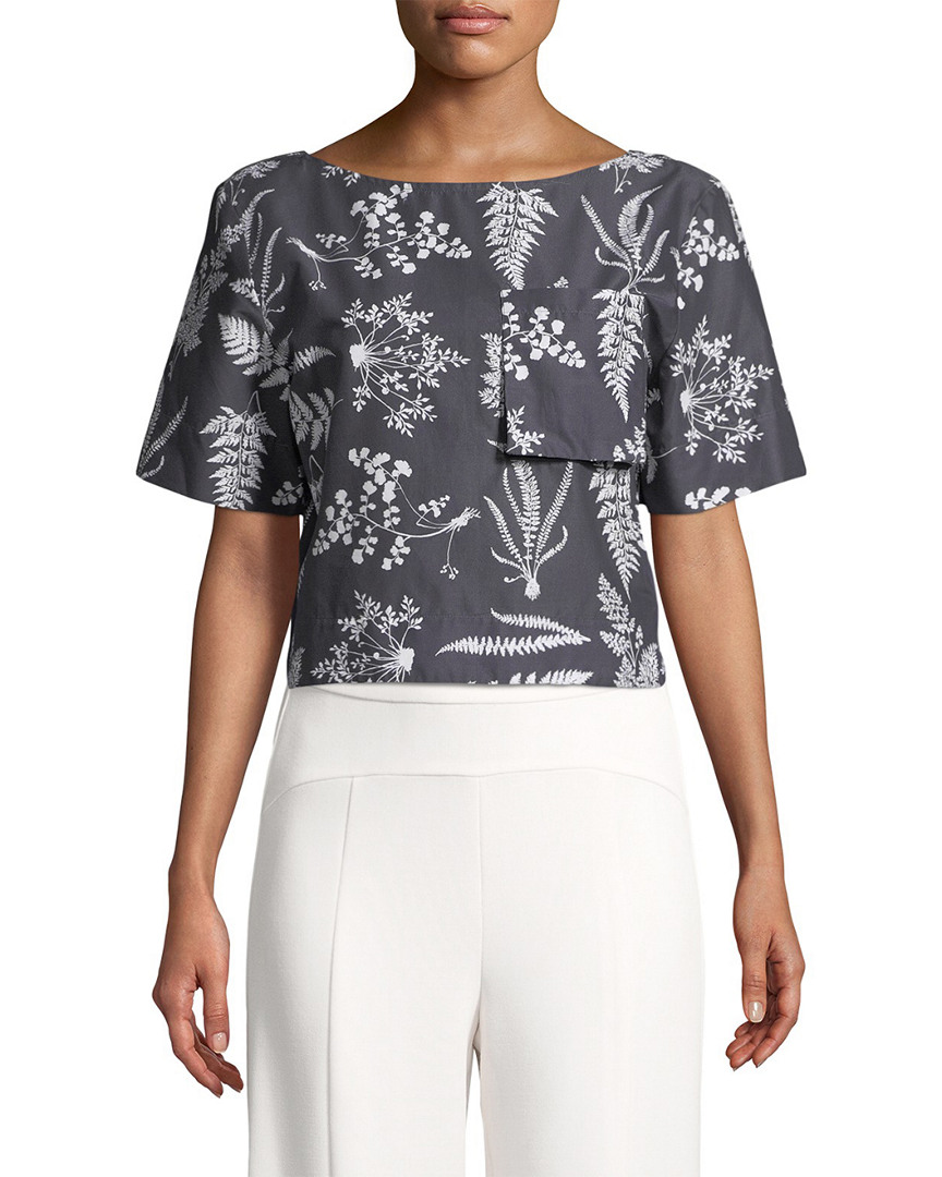 Image of Whit Floral Crop Top