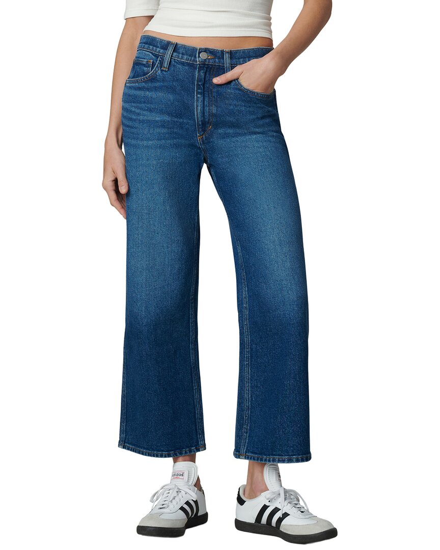 Joe's Jeans The Blake Number One Cropped Wide Leg Jean In Blue