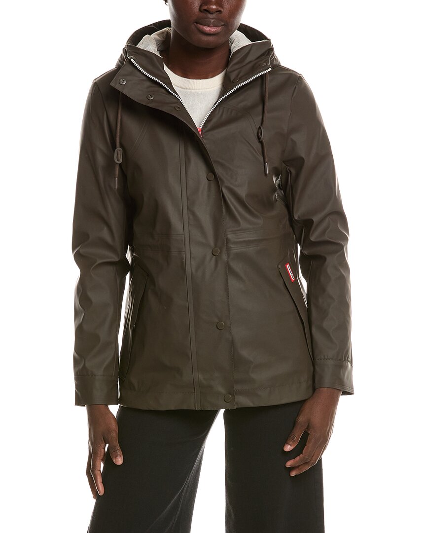 Hunter Abbey Rubberized Short Rain Jacket In Multi