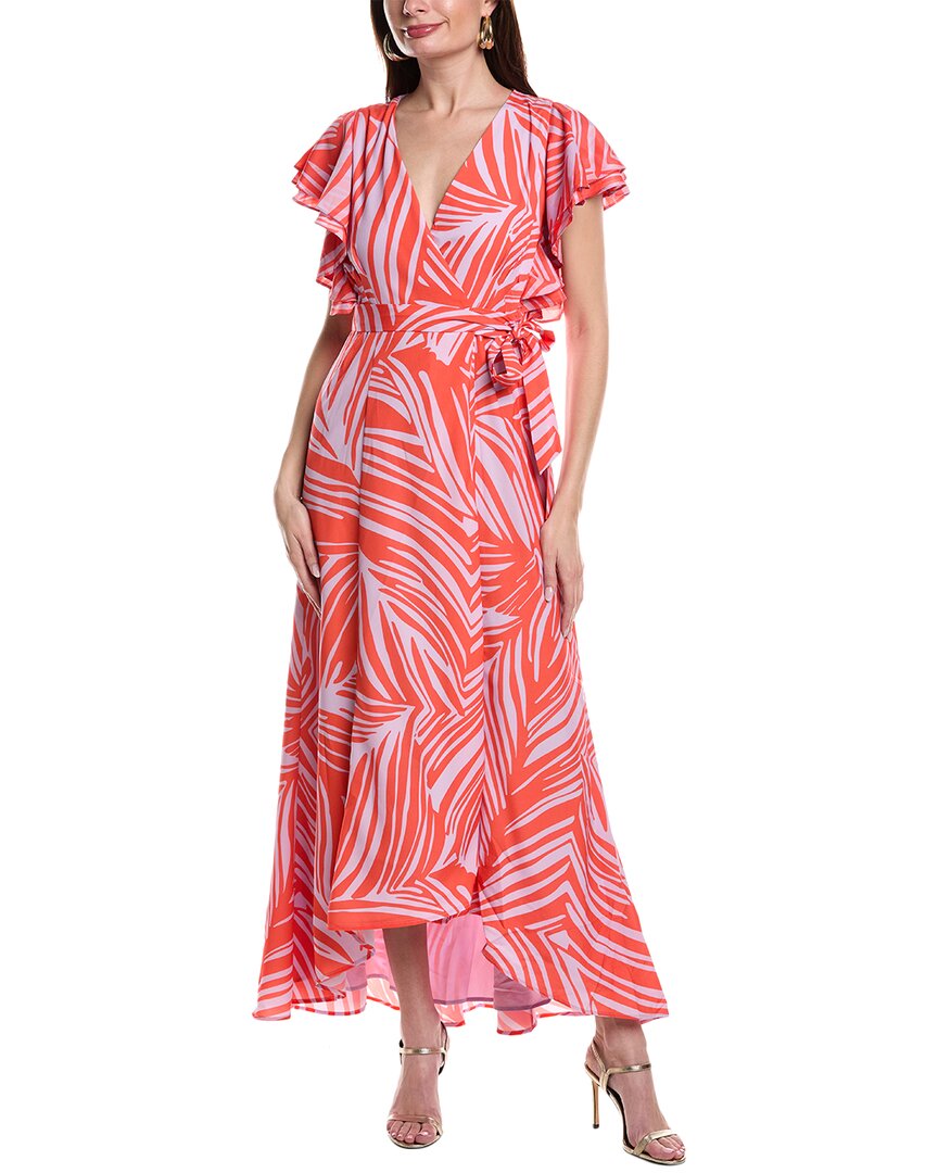 HUTCH HUTCH MIDI WRAP DRESS