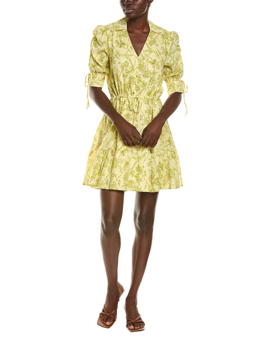 HUTCH HUTCH GRANT LINEN-BLEND SHIRTDRESS 