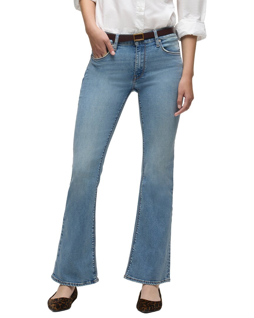 Hudson Jeans Nico Mid-rise Bootcut Barefoot Pant In Blue