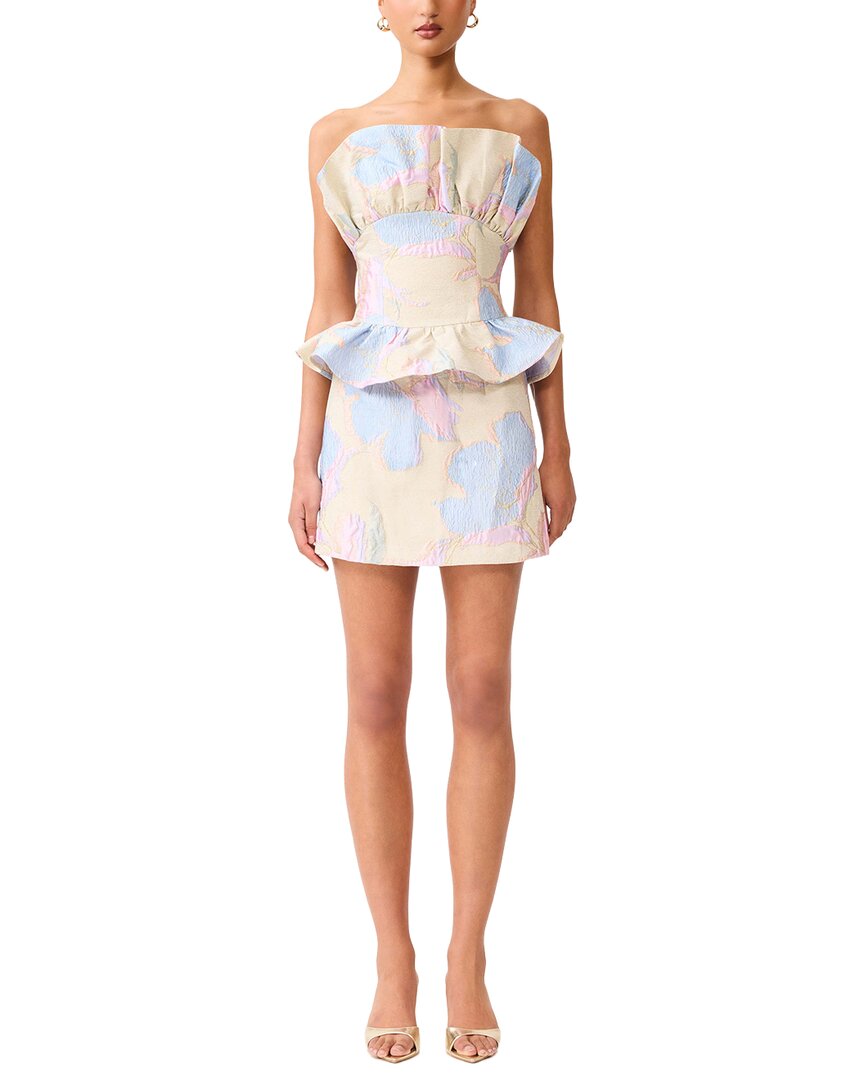 Elliatt 2pc Marlene Ruffle Top And Skirt Set In White