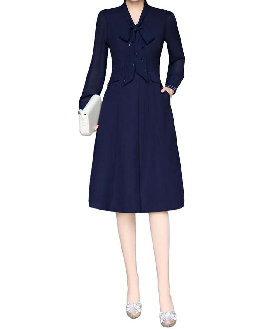 Brc By Burryco Midi Dress In Blue