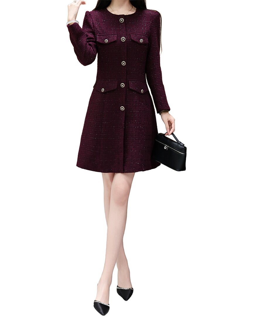 Brc By Burryco Mini Dress In Brown