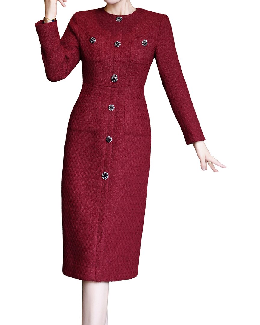 Brc By Burryco Midi Dress In Purple