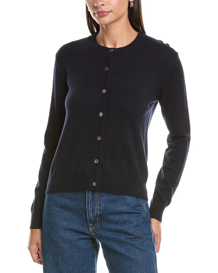 Dl1961 Brinn Cashmere-blend Cardigan In Navy