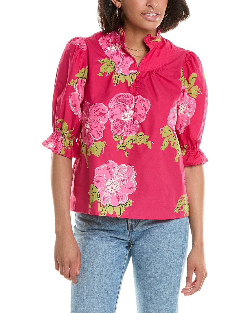 Shop Flora Bea Nyc Edith Top In Pink