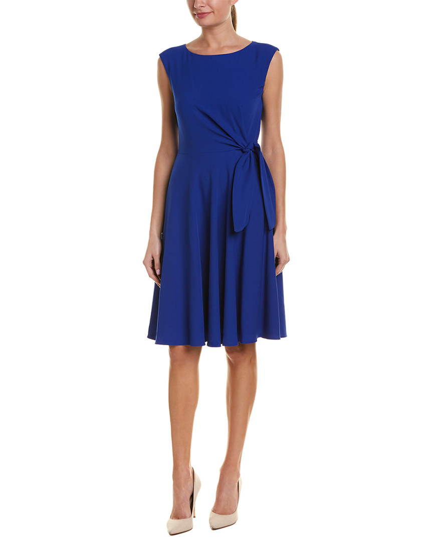 Tahari Asl A-Line Dress Women's Blue 8 | eBay