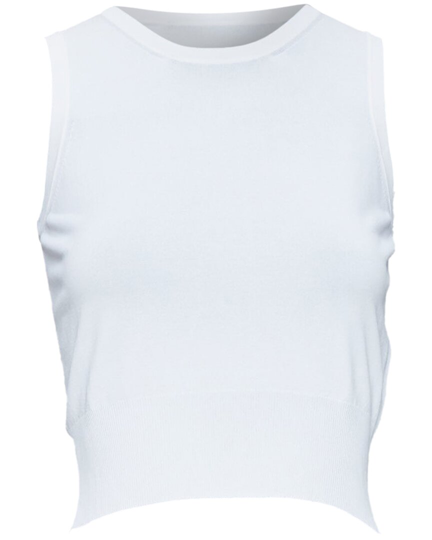 Pre-owned Alaïa Sleeveless Ribbed Crop Vest