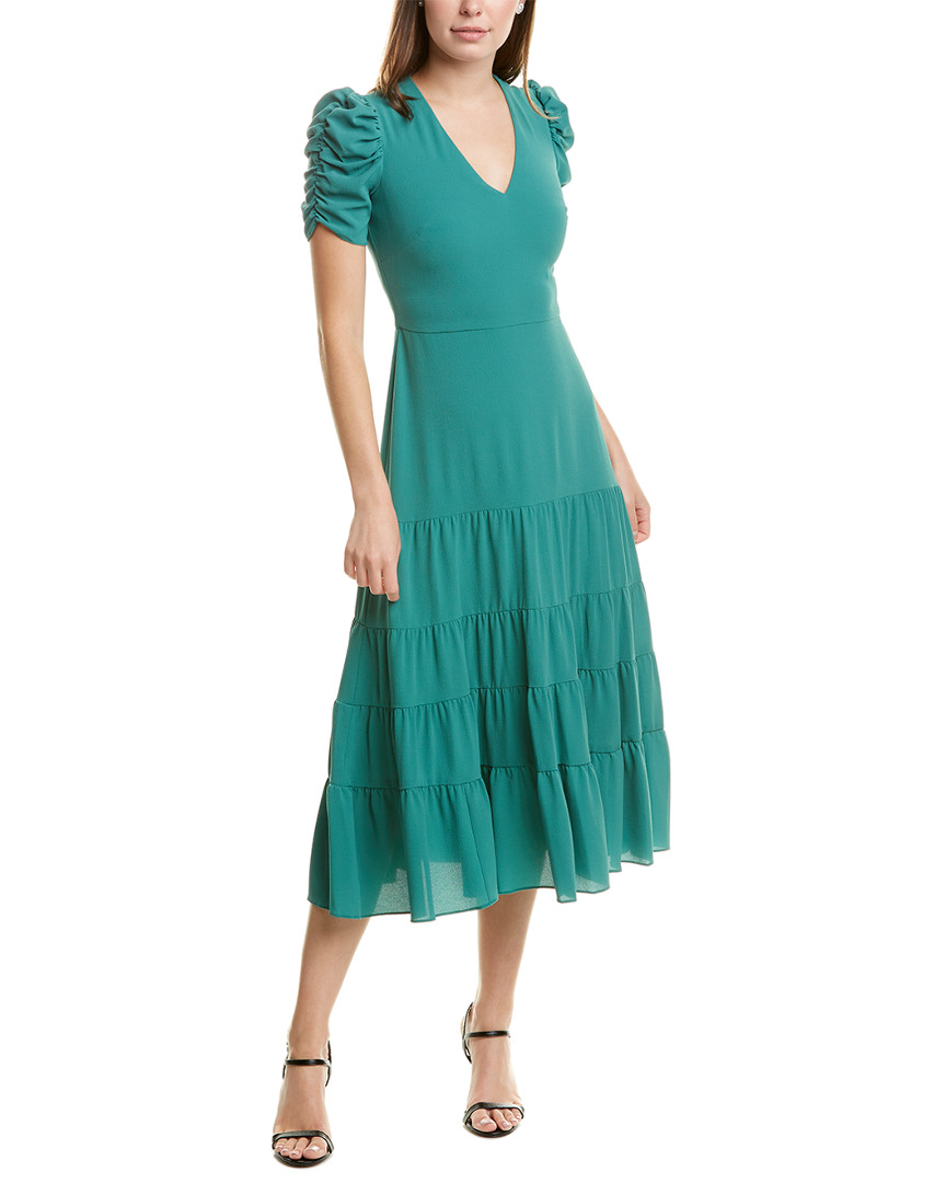 Image of Maggy London Tiered Midi Dress