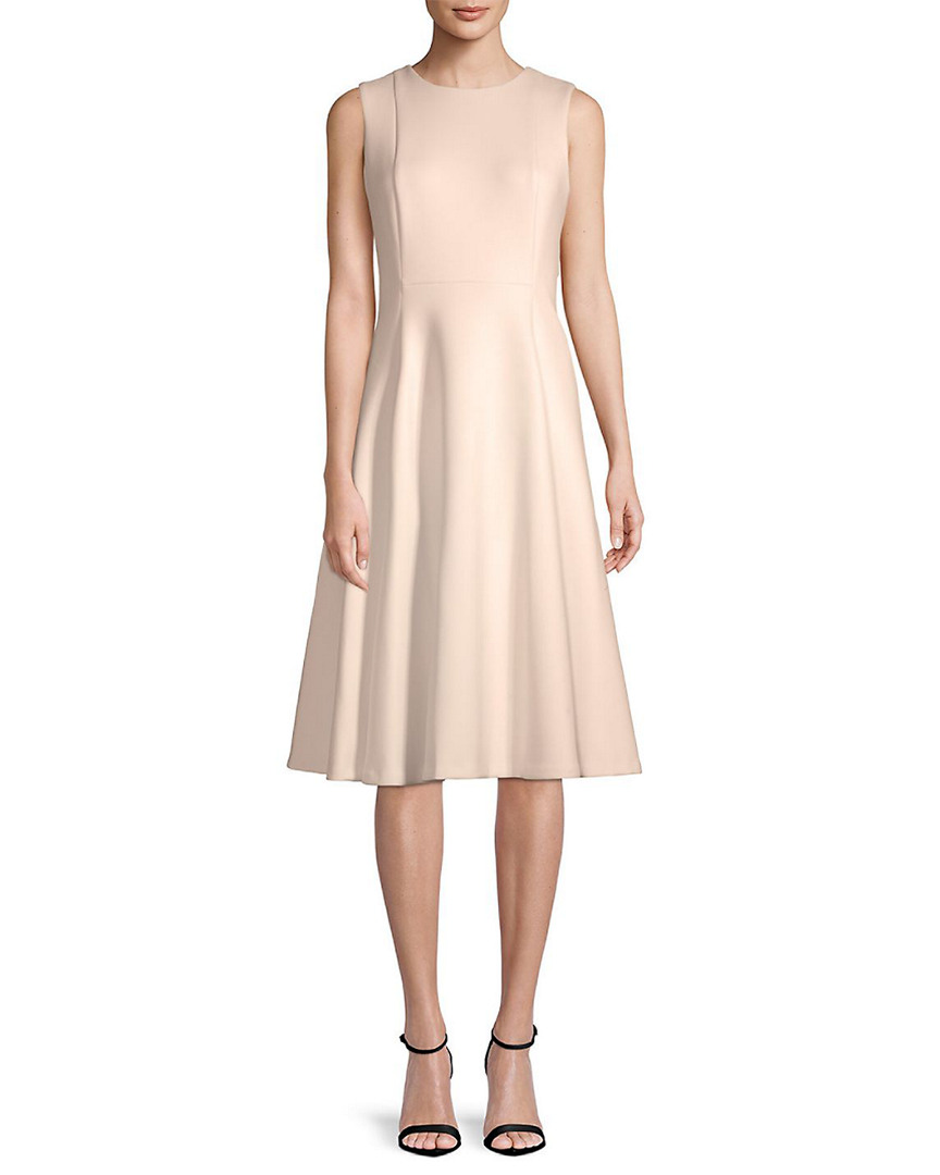 Image of Calvin Klein Sleeveless A-Line Midi Dress