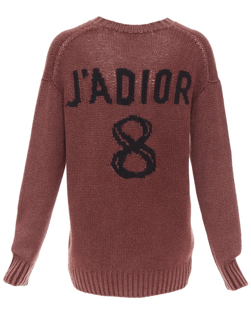 Pre-owned Dior Cashmere V-neck Sweater