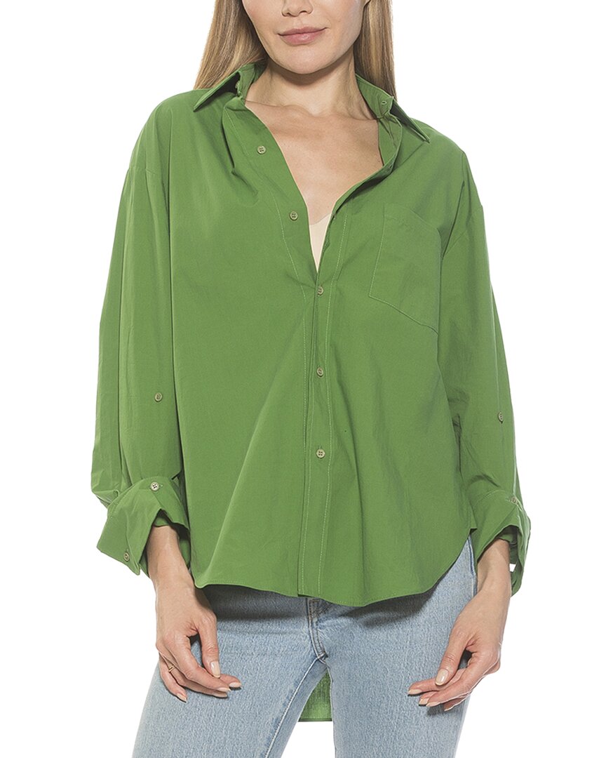 Alexia Admor Amber Shirt In Green