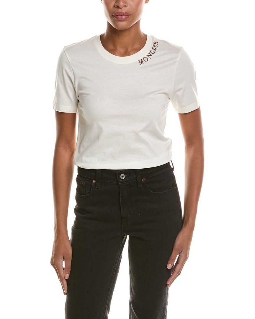 Moncler White T-Shirt