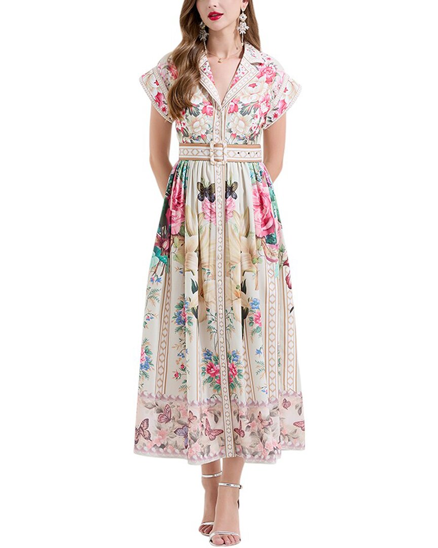 Kaimilan Midi Dress In Neutral