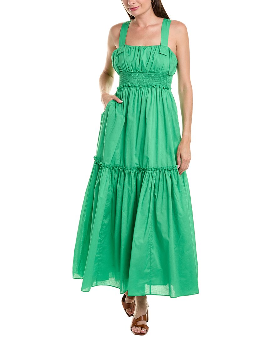 Shop Taylor Lawn Maxi Dress In Green