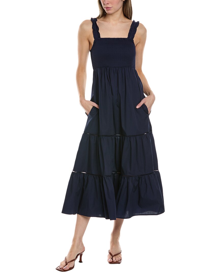 Shop Opt O.p.t. Colette A-line Dress In Navy