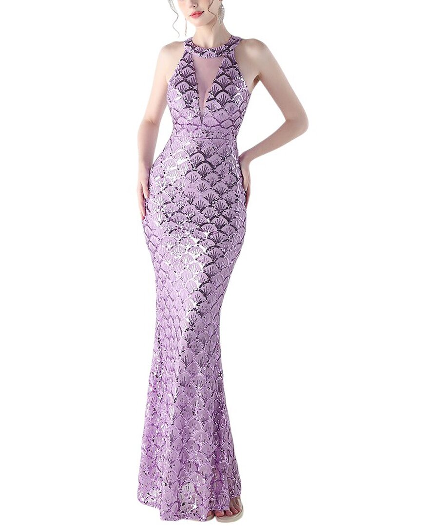 Kalinnu Maxi Dress In Purple