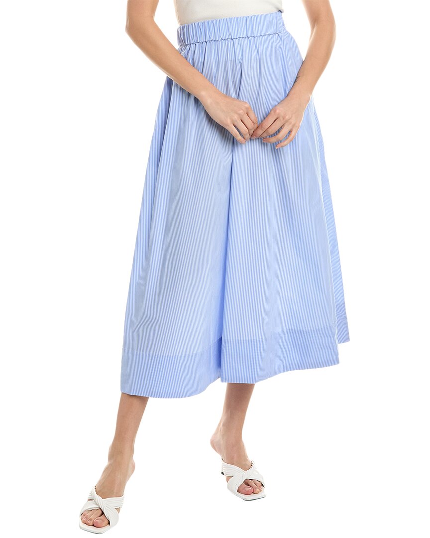 Shop Ellen Tracy Pull-on Maxi Skirt In Blue