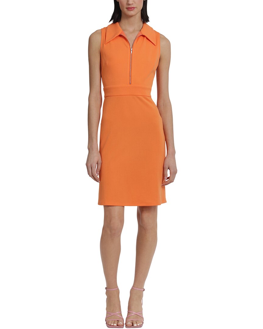 Shop Donna Morgan Mini Dress In Orange