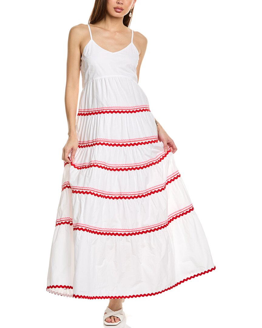 Flora Bea Nyc Davie Maxi Dress In White