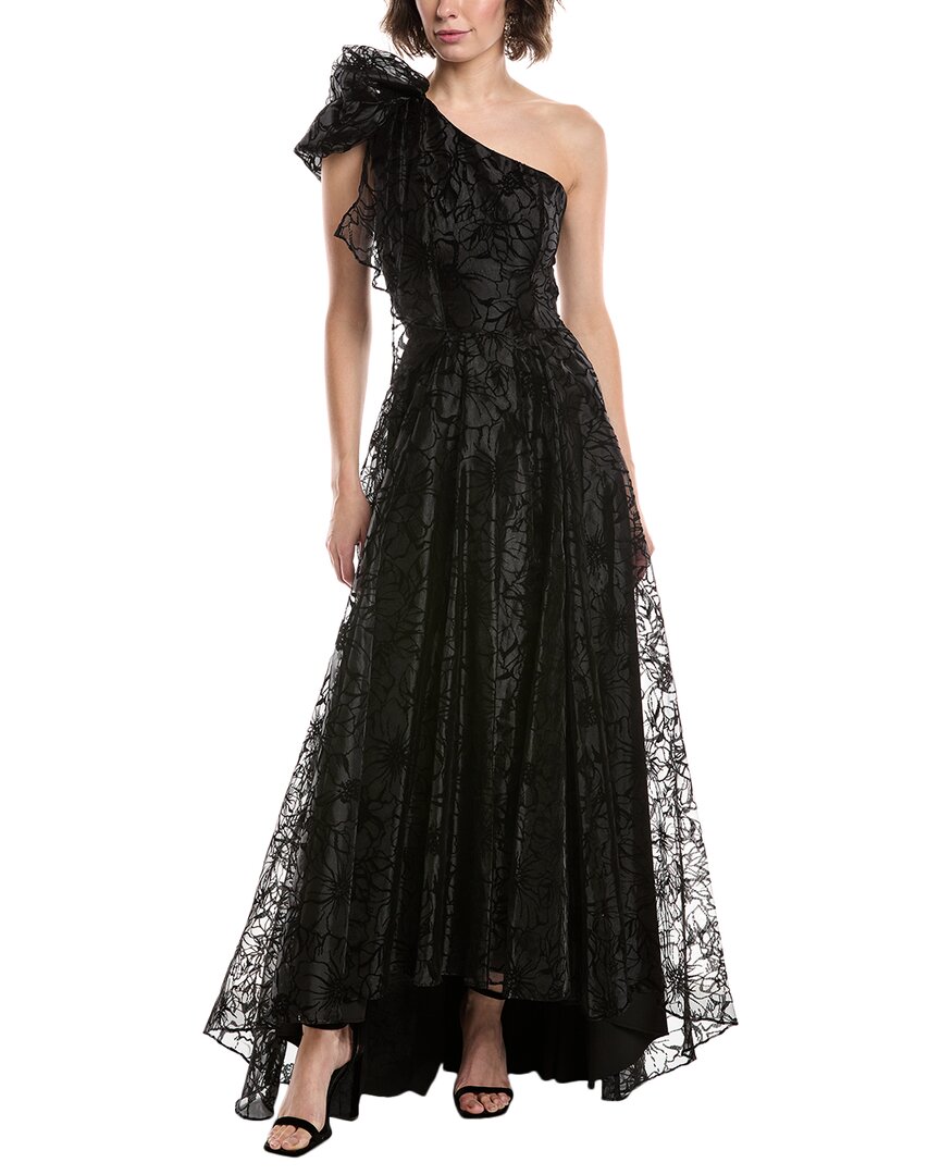 Black Halo Mirabella Gown In Black