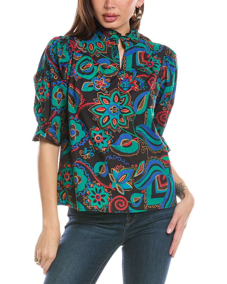 Flora Bea Nyc Edith Top In Black