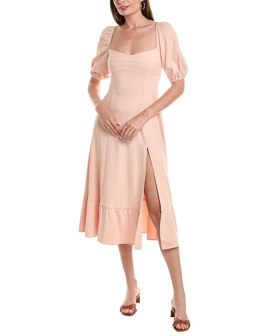 Opt O.p.t. Violetta Midi Dress In Neutral