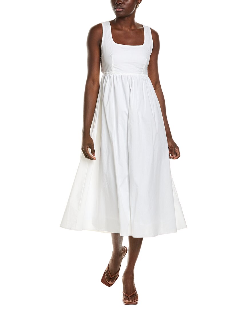 Shop Opt O.p.t. Mariabella Midi Dress In White