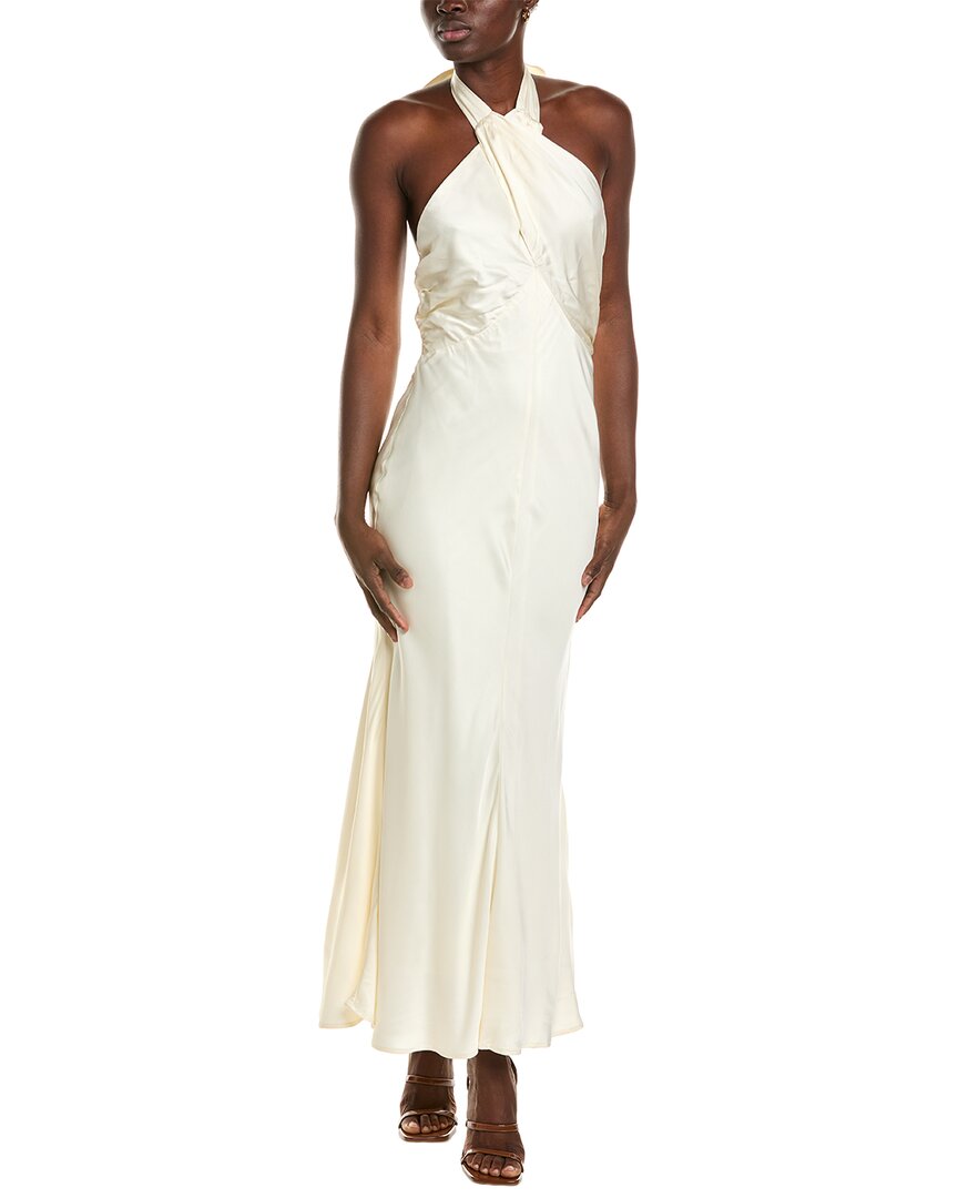 Opt O.p.t. Camellia Maxi Dress In White