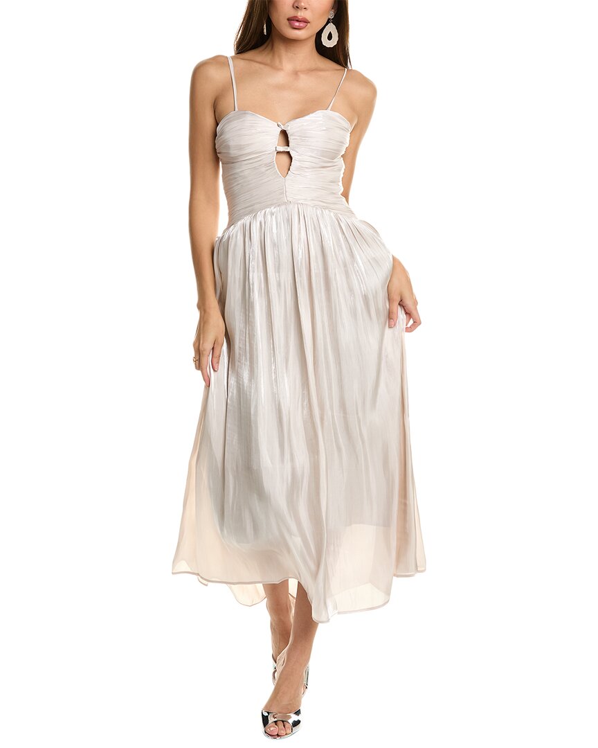 Opt O.p.t. Gemma Midi Dress In White