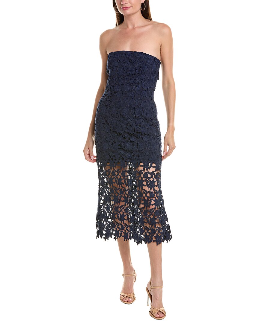 Shop Opt O.p.t. Mulato Dress In Navy