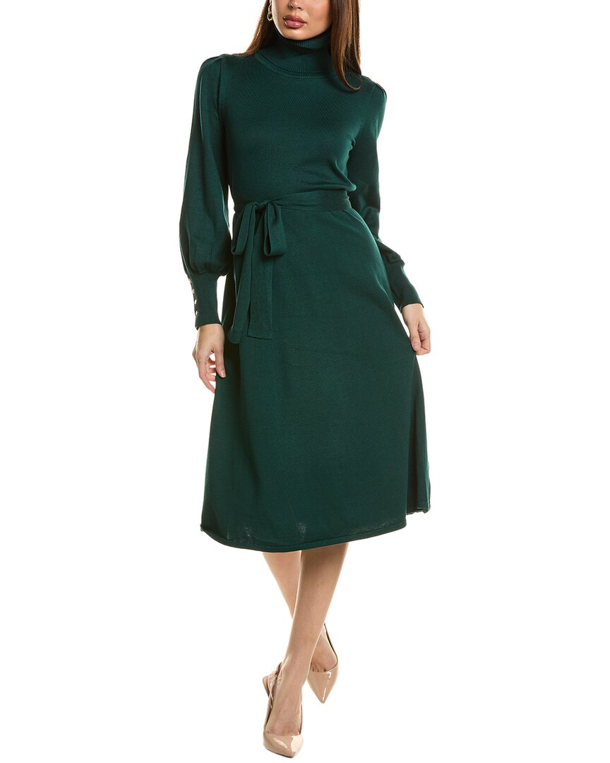 Julia Jordan Sweaterdress In Green