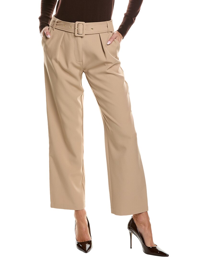 Nanette Lepore Belted Pleated Front Pants
