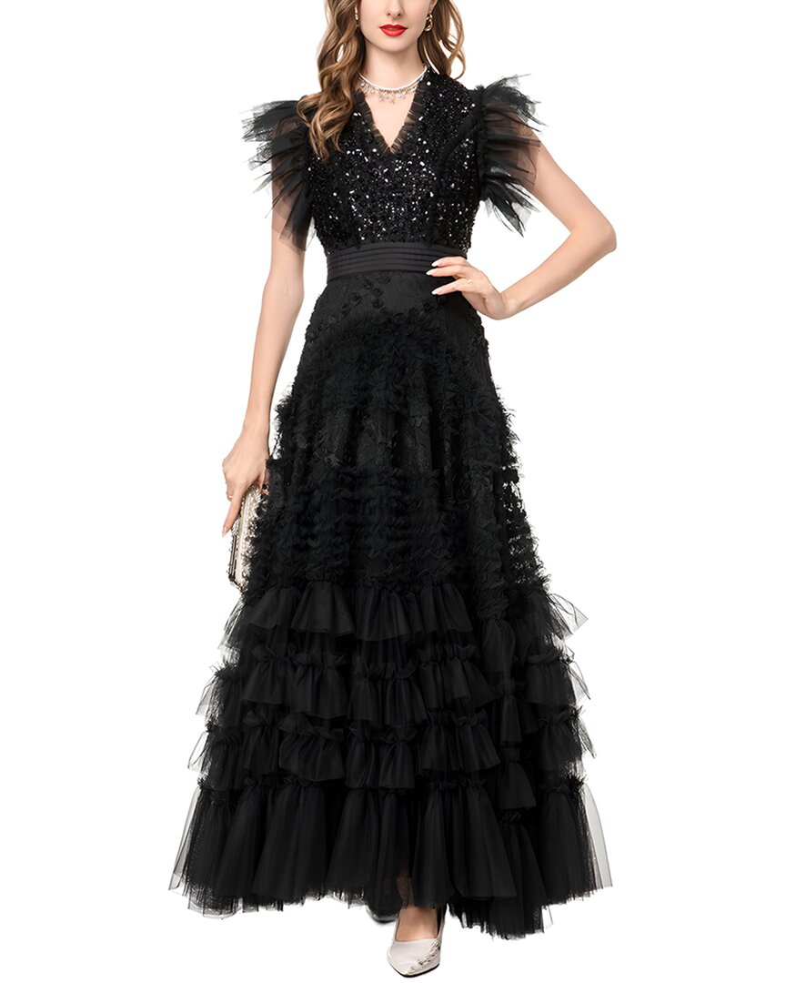 Lionello Salvi Maxi Dress In Black