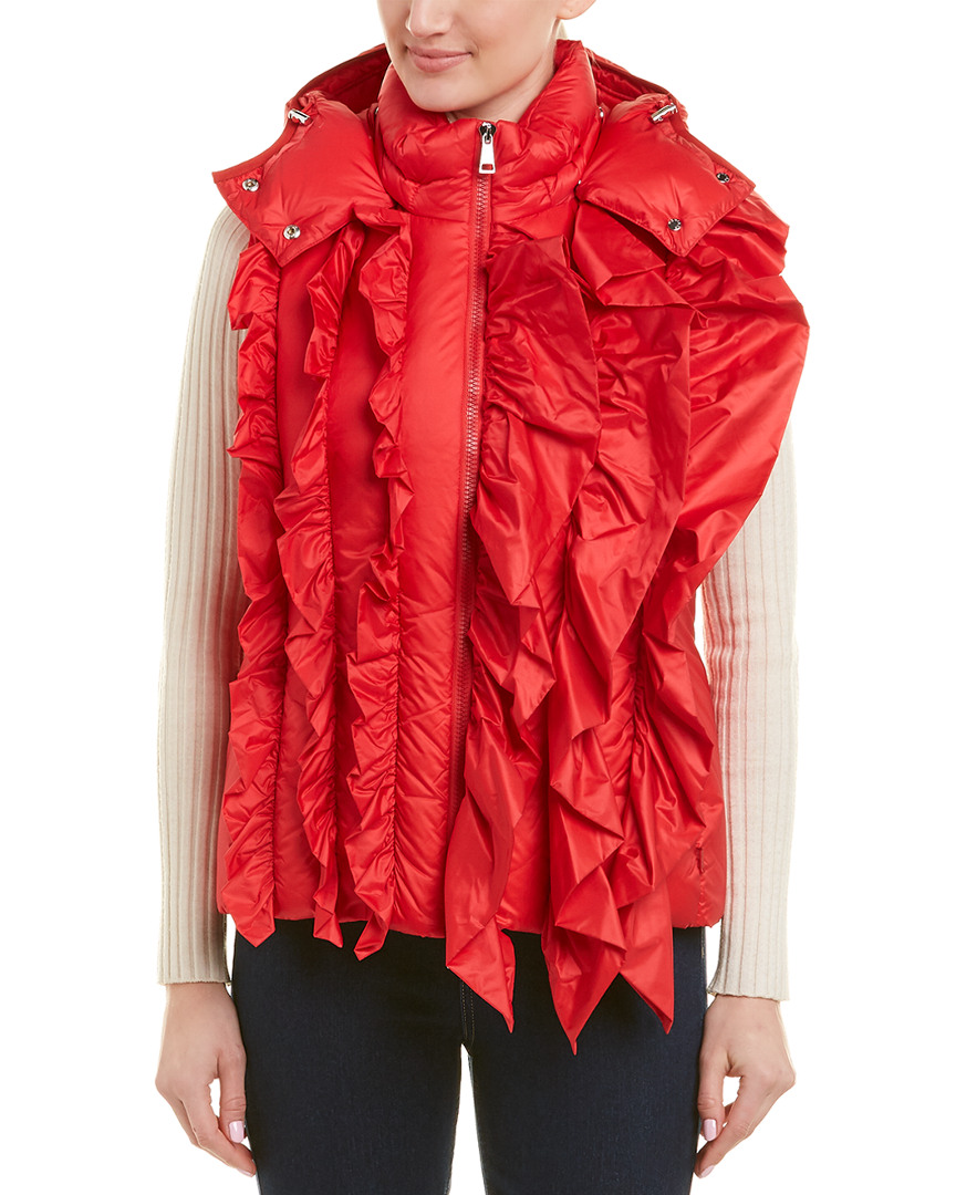 Moncler Marianne Down Puffer Jacket In Red
