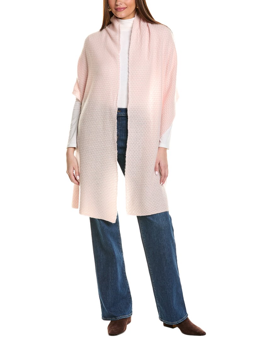 Portolano Cashmere Wrap In Pink