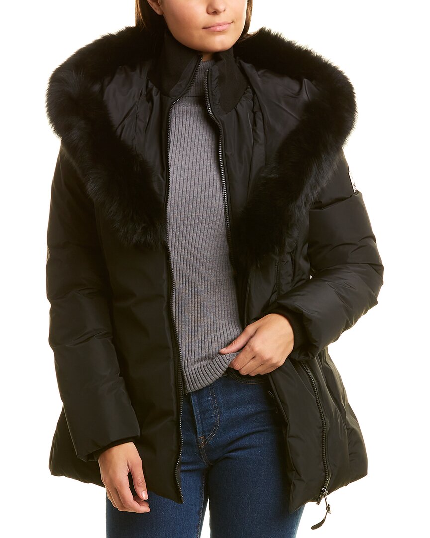 Mackage Adali Shearling-trimmed Down Coat