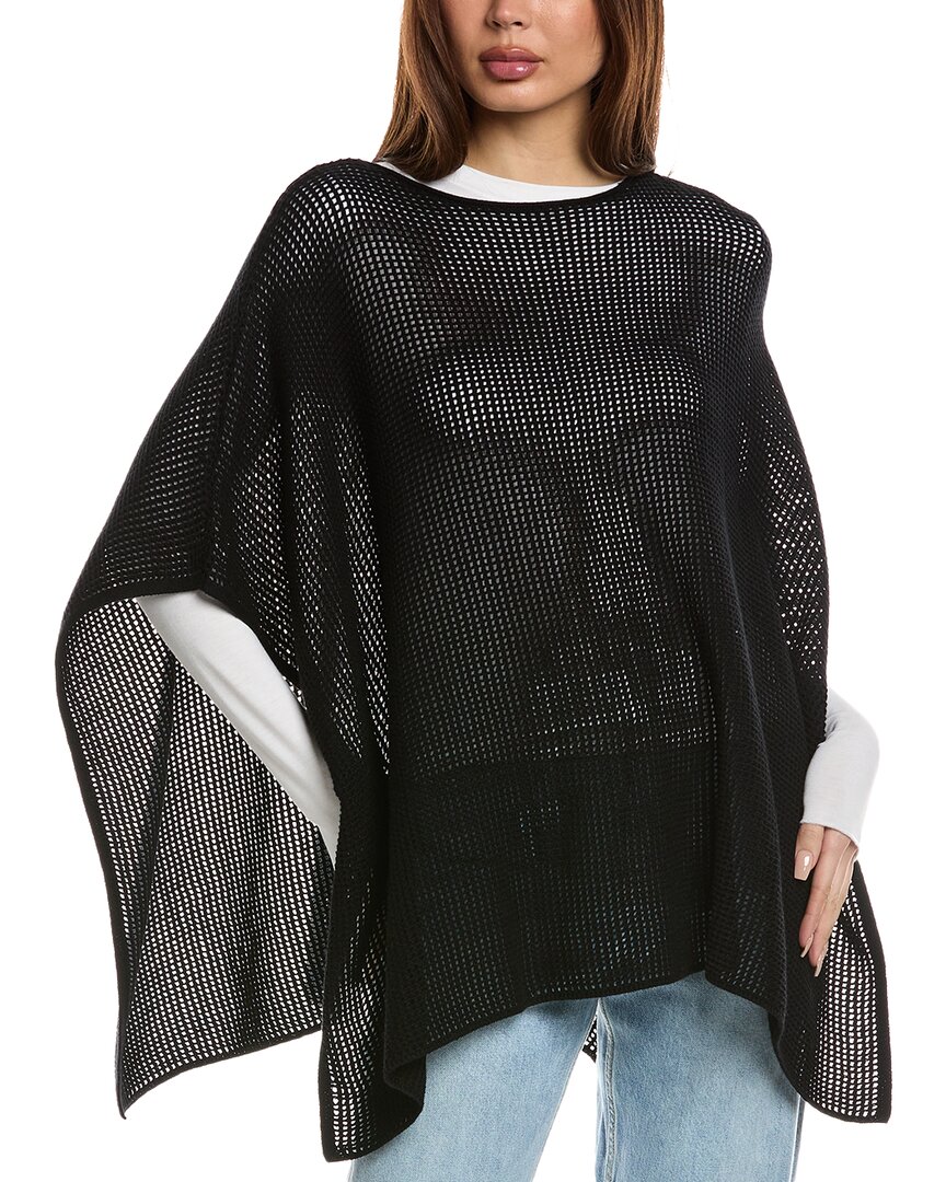 Vince Crochet Boatneck Poncho