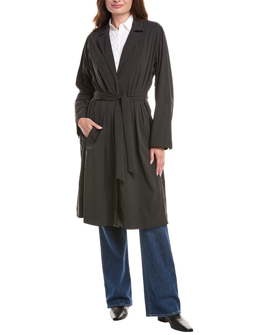 Herno Tie Waist Coat In Black